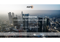 Solarthermie - Einblicke in die Technik und Wirtschaftlichkeit herunterladen