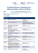 Programm 36. EKI-Fachforum herunterladen