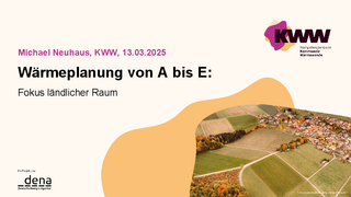 Wärmeplanung von A bis E: Fokus ländlicher Raum herunterladen