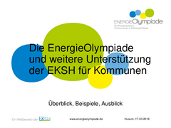 Die EnergieOlympiade und weitere Unterstützung der EKSH für Kommunen  herunterladen