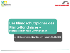 Der Klimaschutzplaner des Klima-Bündnisses – Pilotprojekt im Kreis Dithmarschen  herunterladen