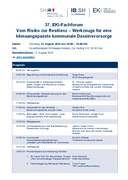 Programm 37. EKI-Fachforum herunterladen
