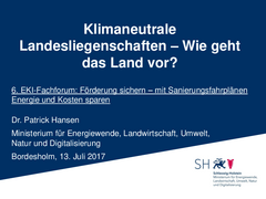 Klimaneutrale Landesliegenschaften – Wie geht das Land vor?  herunterladen