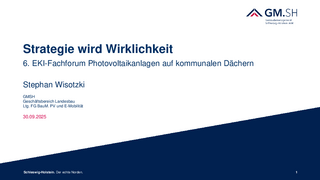 Photovoltaik-Dachanlagen auf öffentlichen Gebäuden – Strategie wird Wirklichkeit herunterladen