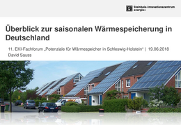 Überblick zur saisonalen Wärmespeicherung in Deutschland  herunterladen