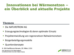 Innovationen bei Wärmenetzen – ein Überblick und aktuelle Projekte herunterladen