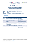 Programm 35. EKI-Fachforum herunterladen