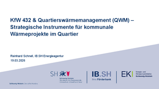 KfW 432, QWM und BEG: Förderwege für Quartiere und Gebäude herunterladen