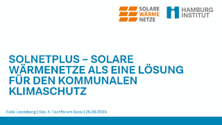 Solnetplus - Solare Wärmenetze als eine Lösung für den kommunalen Klimaschutz herunterladen