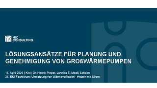 Lösungsansätze für Planung und Genehmigung von Großwärmepumpen herunterladen