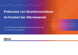 Potenziale von Quartiersansätzen im Kontext der Wärmewende herunterladen